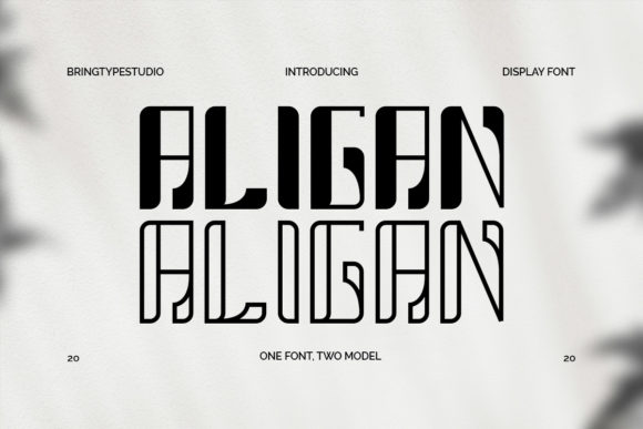 Aligan Font for Bold Branding and Creative Campaigns