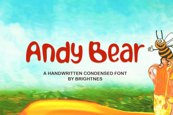 Andy Bear: A Joyful Display Font for Editorial Design
