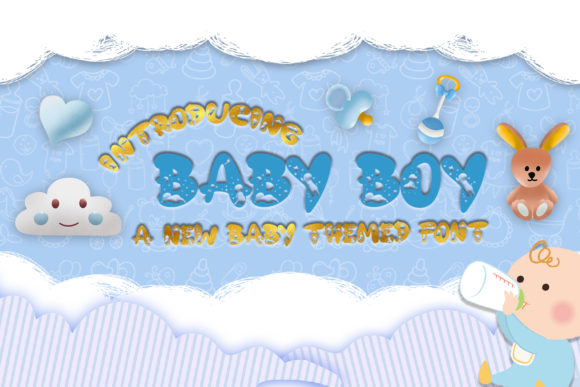 Baby Boy Font Brings Playful Charm to Kids-Themed Designs
