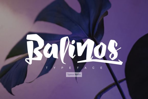 Balinos: A Playful Display Font for Creative Projects