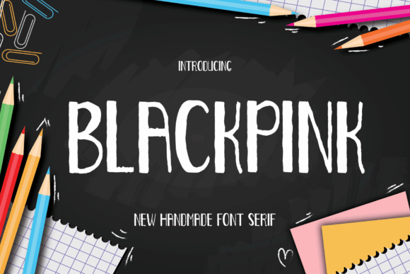 Blackpink Font: A Vintage Display Typeface for Bold Campaigns