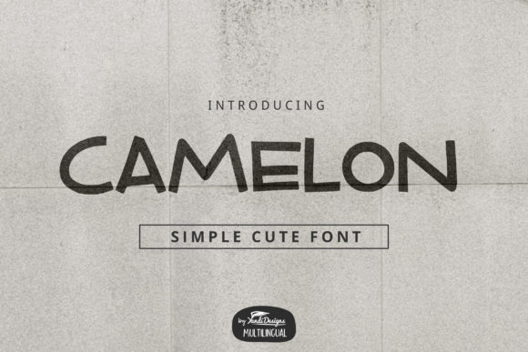 Camelon Font: A Playful Typeface for Editorial Design
