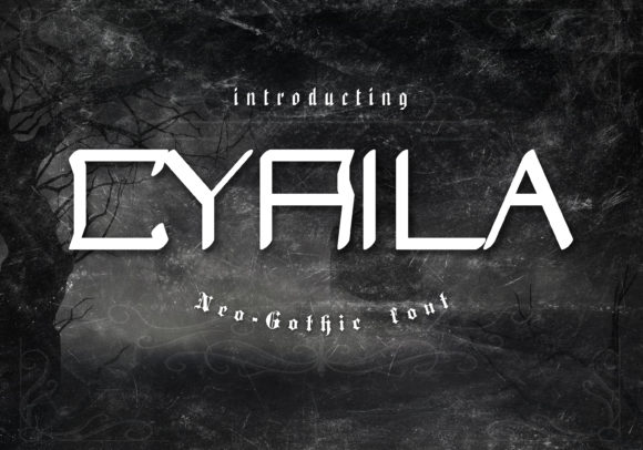 Cyrila Display Font for Editorial Design