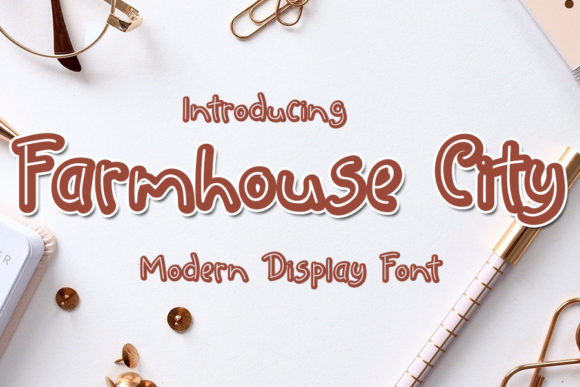 Farmhouse City Font for Modern Web Design Projects