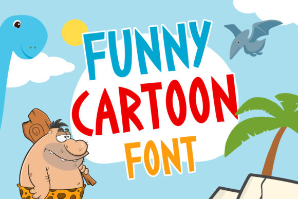 Funny Cartoon Font for Editorial Design