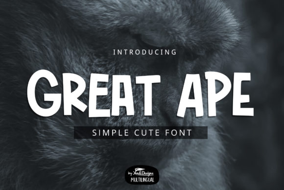 Great Ape Font for Vibrant Web Design and Branding