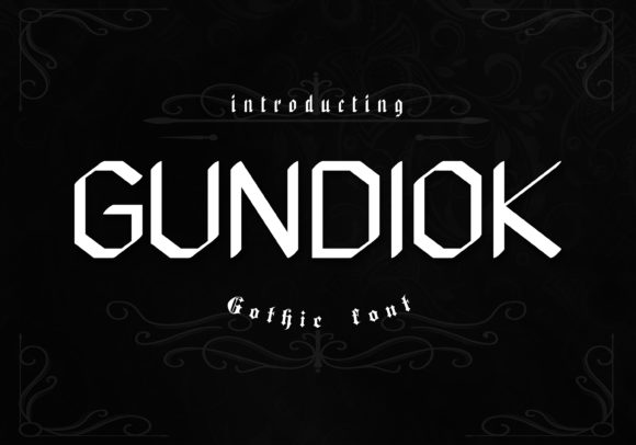 Gundiok Font: A Neo Gothic Display Typeface for Bold Branding