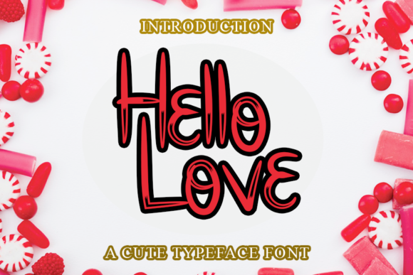 Hello Love Font: A Display Typeface for Creative Makers