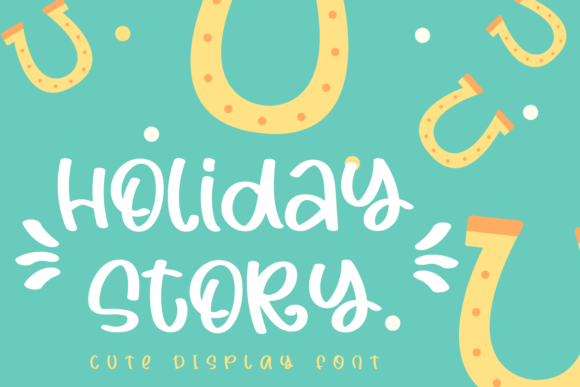 Holiday Story Font for Playful Editorial Design