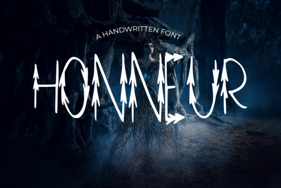 Honneup Font: A Festive Display Typeface for Creative Publishing