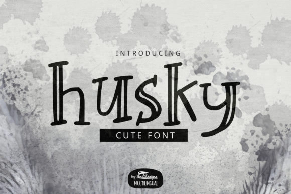 Husky Display Font Brings Artistry to Editorial Design