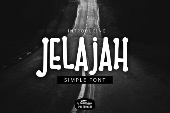Jelajah Display Font for Bold Web Typography