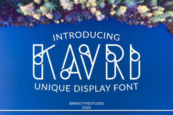 Kavri Display Font for Creative Web Design Projects