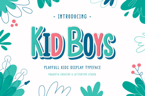 Kid Boys Font: A Playful Display Typeface for Digital Creativity