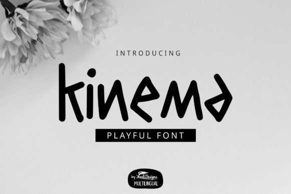 Kinema Display Font for Bold Brand Campaigns