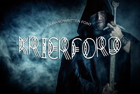 Krierford Display Font for Editorial Design