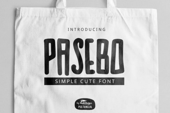 Pasebo Font for Editorial Design Projects