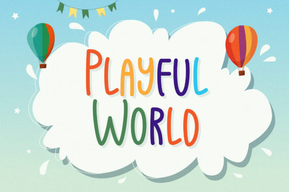 Playful World Font Brings Joy to Display Designs