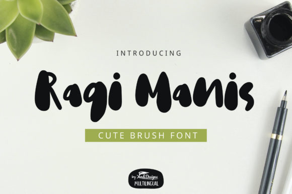 Ragi Manis Font for Creative Makers and Designers