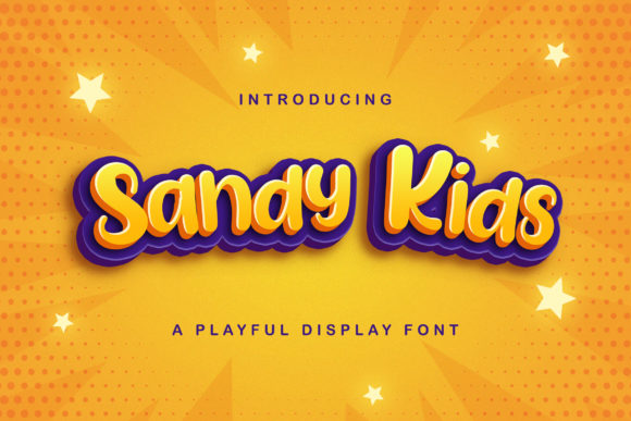 Sandy Kids Font for Playful Campaign Design