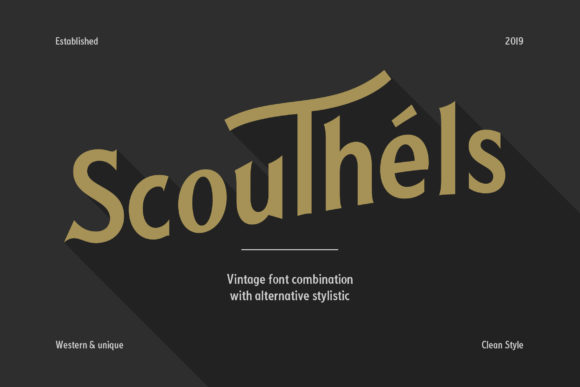 Scouthels: A Bold Vintage Display Font for Creative Projects