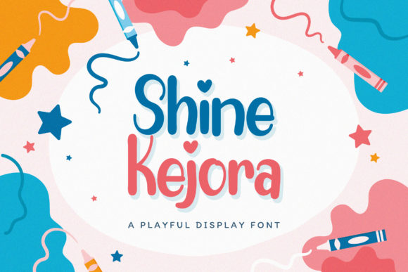 Shine Kejora Font for Creative Makers and Shop Owners