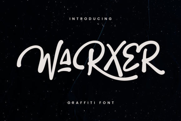 Warxer Display Font: Urban-Styled Typography for Digital Design