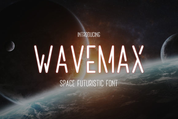 Wavemax Font: A Futuristic Display Type for Modern Design