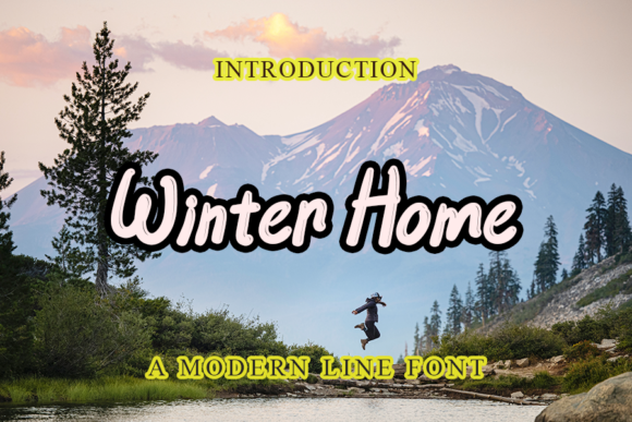 Winter Home Font for Modern Editorial Design